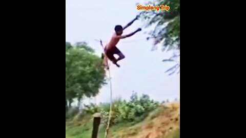 Simplang Trip 101: High jump flip accidentally became push-ups exercise.