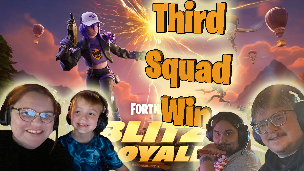 Third Squad Win! in Fortnite Blitz Royale (Full Game)