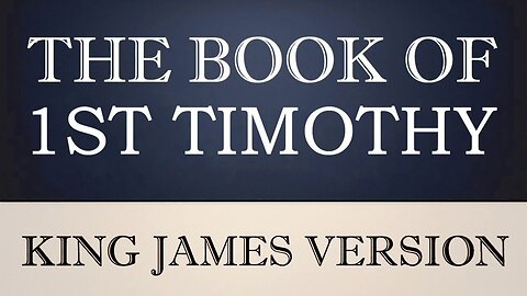 54) The Book of 1st Timothy