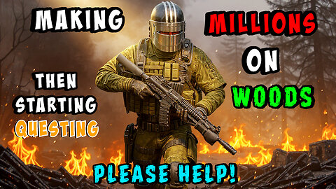 🔴LIVE - MAKING MILS THEN JAEGER QUESTS ON WOODS - 20 MIL STASH - FIRST EVER QUESTING, HELP IN CHAT!