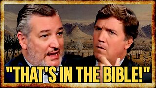 Cruz STUNS Tucker: Says BIBLE COMPELS Him To Support Israel