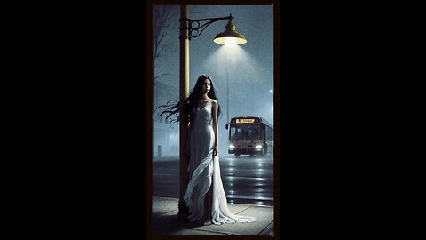 She Waits at the Bus Stop