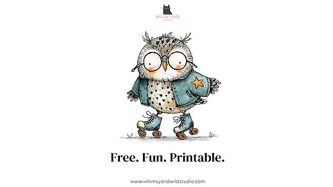 This Owl is Wearing Roller Skates… and She’s Free