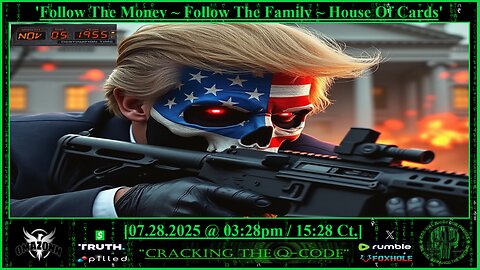 "CRACKING THE Q-CODE" ~ 'Follow The Money ~ Follow The Family ~ House Of Cards'