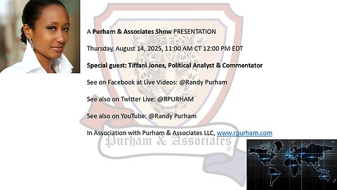 Special guest: Tiffani Jones, Political Analyst & Commentator