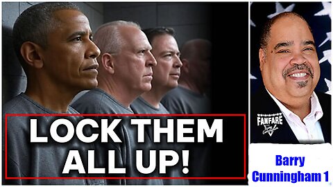 Barry Cunningham 1 WILL BARACK OBAMA BE INDICTED? PAM BONDI HAS NO CHOICE!