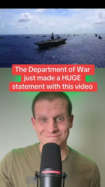 The Department of War just made a HUGE statement with this video