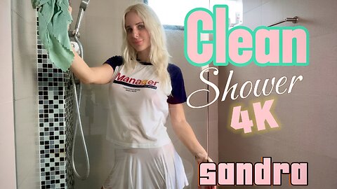 Apartment Girl | Sandra How to Clean a Shower Cabin Like a Pro ¦ Cleaning 4K HD