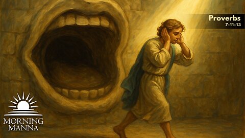 Morning Manna - July 23, 2025 - Proverbs 7:11-13 - The Loud Voice of Temptation