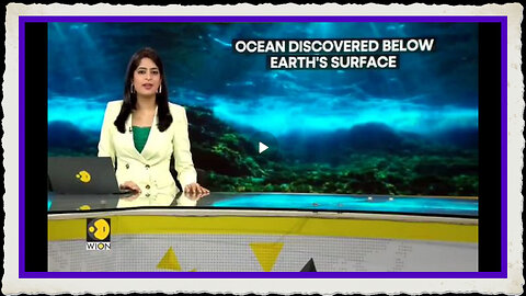The Ocean Lies Some 700 Kilometres Below The Earth's Surface, And Is Three Times Larger Than All Of