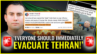 TRUMP TELLS TEHRAN IRAN TO EVACUATE
