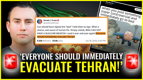 TRUMP TELLS TEHRAN IRAN TO EVACUATE