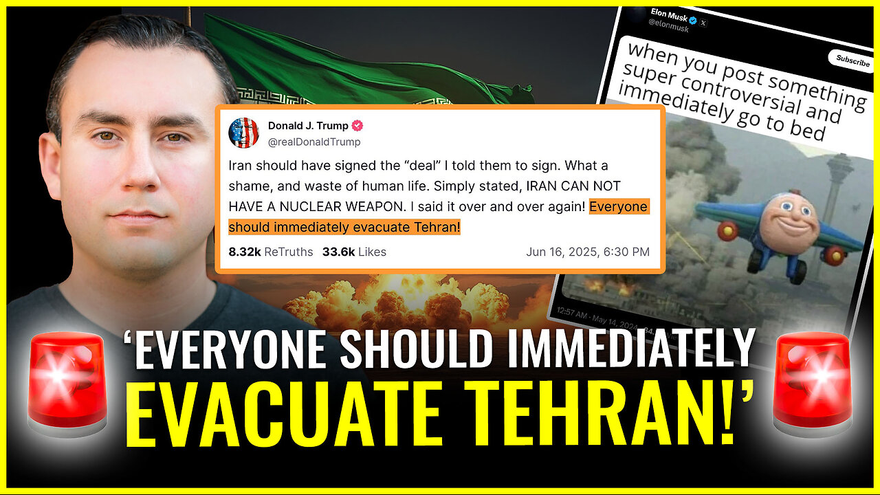 TRUMP TELLS TEHRAN IRAN TO EVACUATE