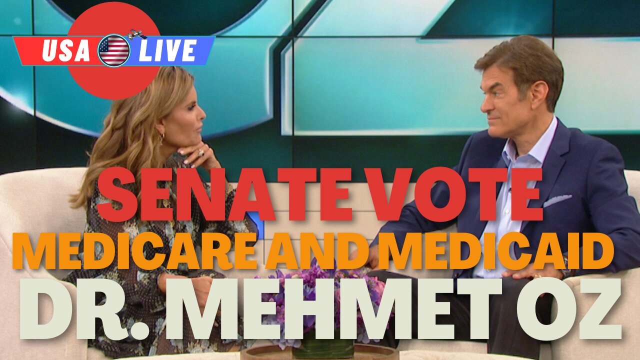 🔴 LIVE Senate vote on the nomination of Dr. Mehmet Oz to head the Centers for Medicare and Medicaid