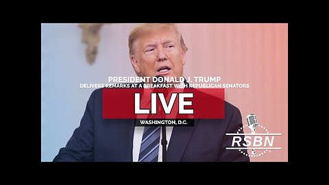 President Trump Delivers Remarks at a Breakfast With Republican Senators - 11-5-25