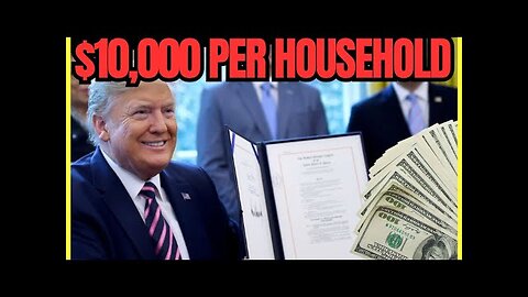 $10,000 Per Household White House Announces - Trump's Stimulus Refund Checks for Millions