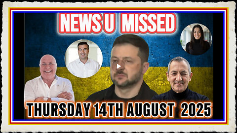 CHARLIE WARD DAILY NEWS WITH CHARLIE WARD WARREN THORNTON THURSDAY 14TH AUGUST 2025