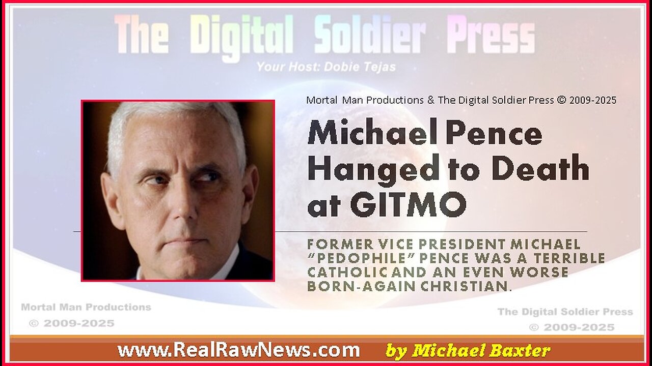 Mike Pence Hanged to Death at GITMO for Treason and Crimes Against Humanity