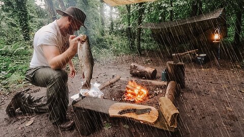 The Worst Storm I Have Ever Camped In - Heavy Rain Camping