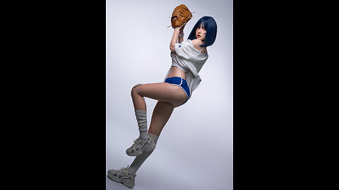 Felicia 158cm Realistic Full Silicone Oral Sex Love Doll Blue Hair Asian Woman
