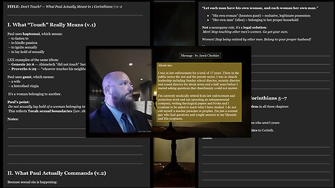 Health MInute, Watchman report, brother Jared Cheshire on true meanings