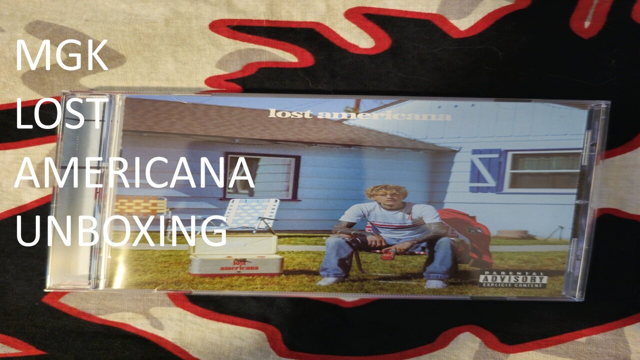 MGK LOST AMERICANA UNBOXING