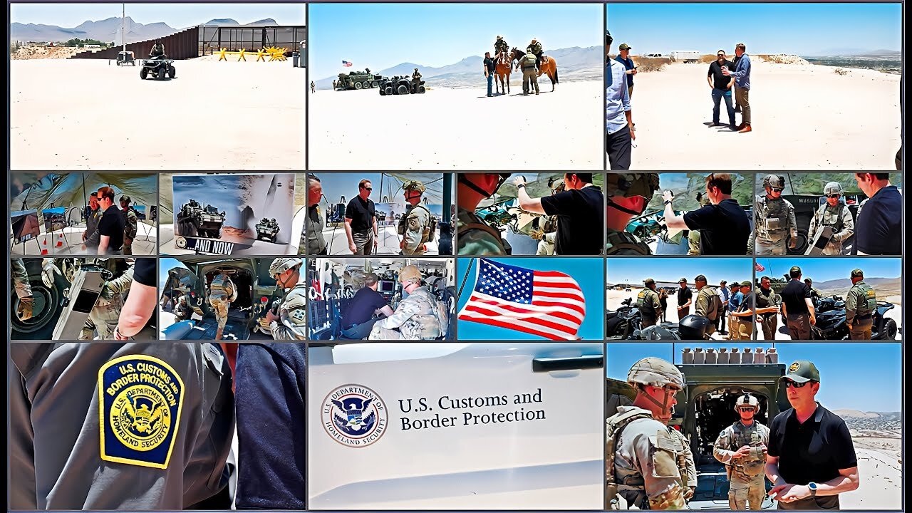 TROY EDGAR Visits Southern Border with US Soldiers and Border Patrol Agents!