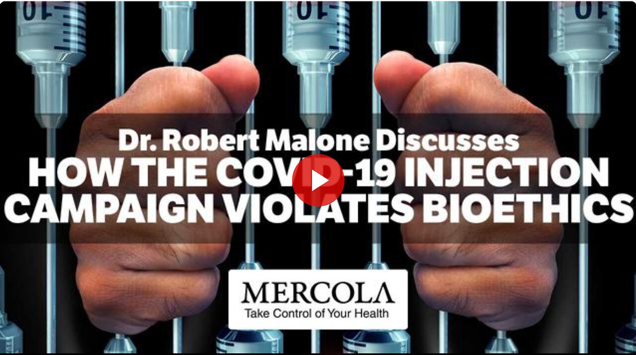 How The COVID-19 Injection Campaign Violates Bioethics Laws- Interview with Dr. Robert Malone