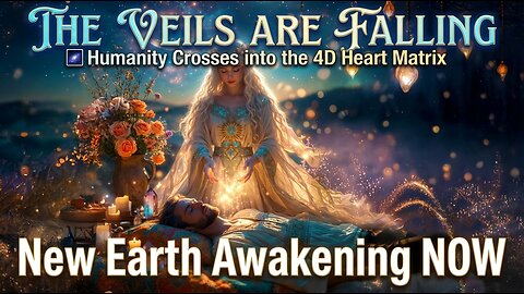 THE VEILS ARE FALLING 🌌 Humanity Crosses into the 4D Heart Matrix 🕉 New Earth Awakening NOW 🕉