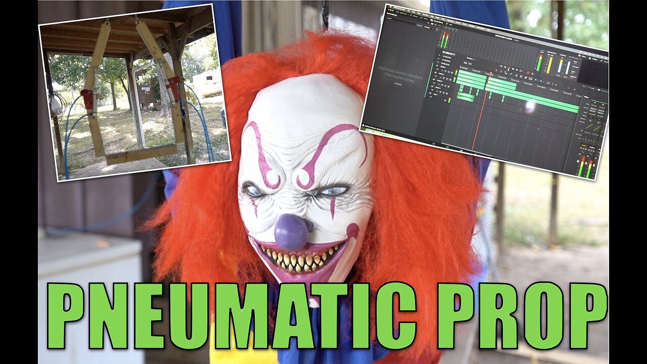 🎃DIY Pneumatic Halloween animatronic build! 🤡