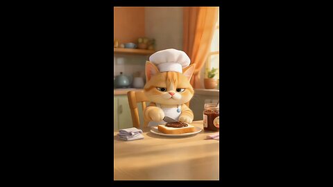 Chef Cat in actionv