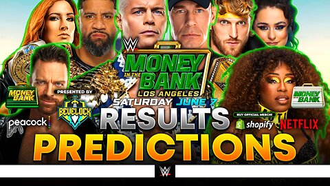 WWE Money in the Bank 2025 - Results Predictions | Bevelock