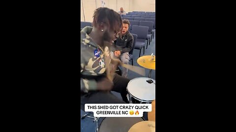 SHED GOT CRAZY!! Rayquan Daniels & @gvy_zy 🔥🎶🎵🥁🔥