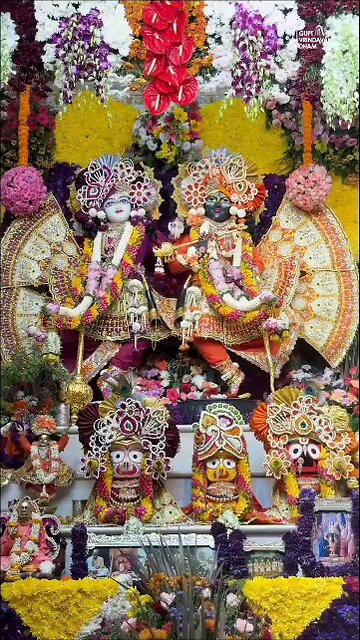 Sri Krishna Balaram Janmasthami Darshan 🙏♥️🦚