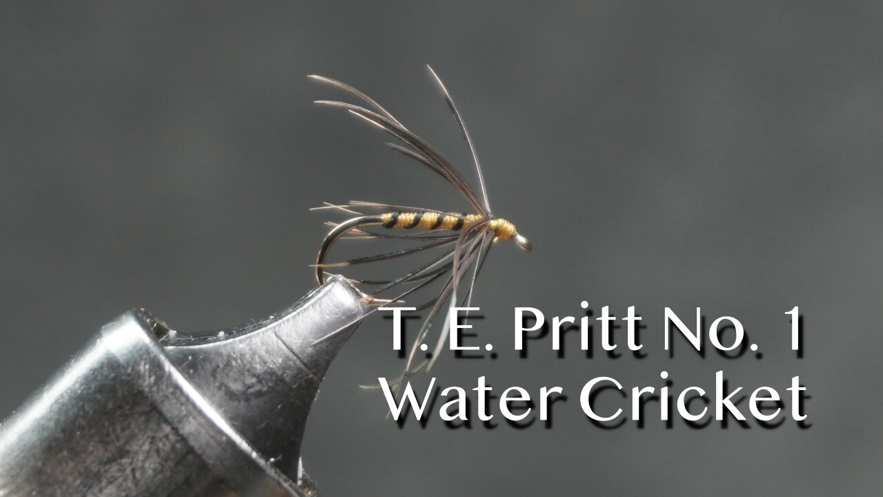 T. E. Pritt’s No. 1 Water Cricket fly pattern