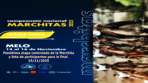 1° etapa de la final de la Marchita - Sociedad de Caballos Criollos - Melo, Uruguay 14/11/2025