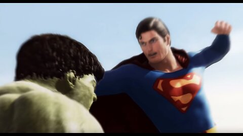 Superman vs Hulk - The Fight (Part 1)