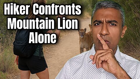 Solo Hiker Captures Heart-Stopping Moment She Confronts a Mountain Lion in California