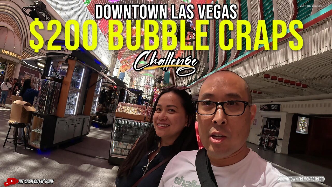 $200 Bubble Craps Challenge in Las Vegas