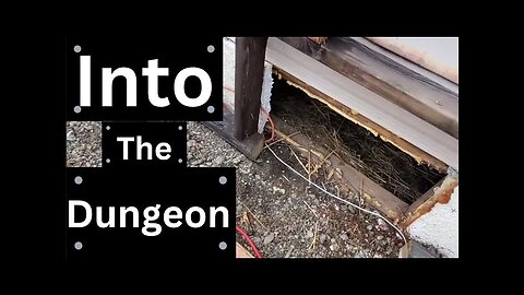 Heading into the Oubliette. Better insulating skirting for the camper