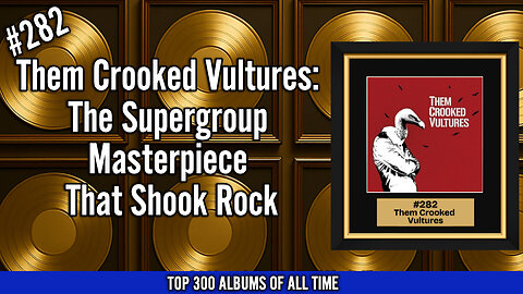 #282 Them Crooked Vultures (2009) - The Supergroup Masterpiece That Shook Rock
