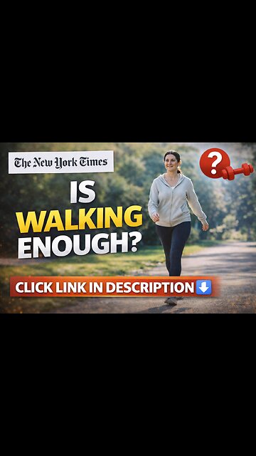 Walking = Full Workout? The NYT Weighs In 📈