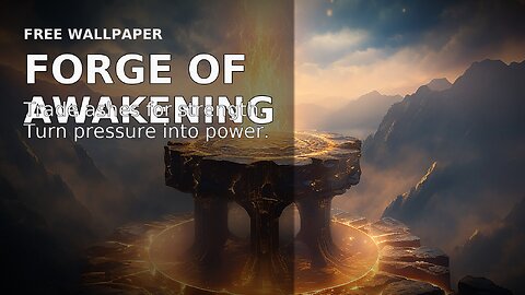 FORGE OF AWAKENING — turn pressure into power.