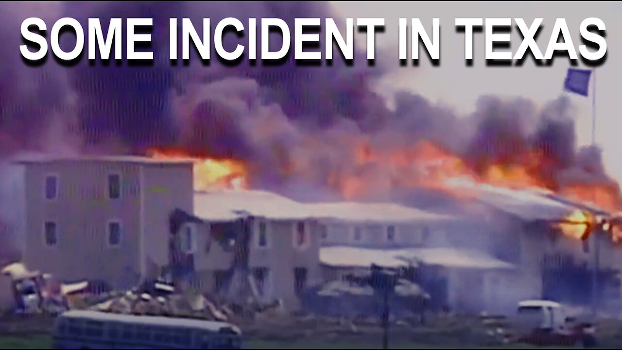 SOME INCIDENT IN WACO TEXAS BACK IN 1993 - ARSONIST FIREMEN AT WORK - DAVID KORESH BRANCH DAVIDIANS