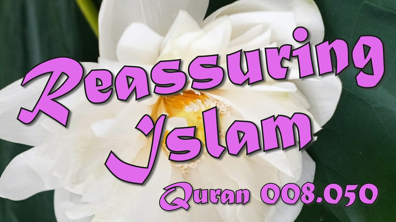 Reassuring Islam - Quran 8v50