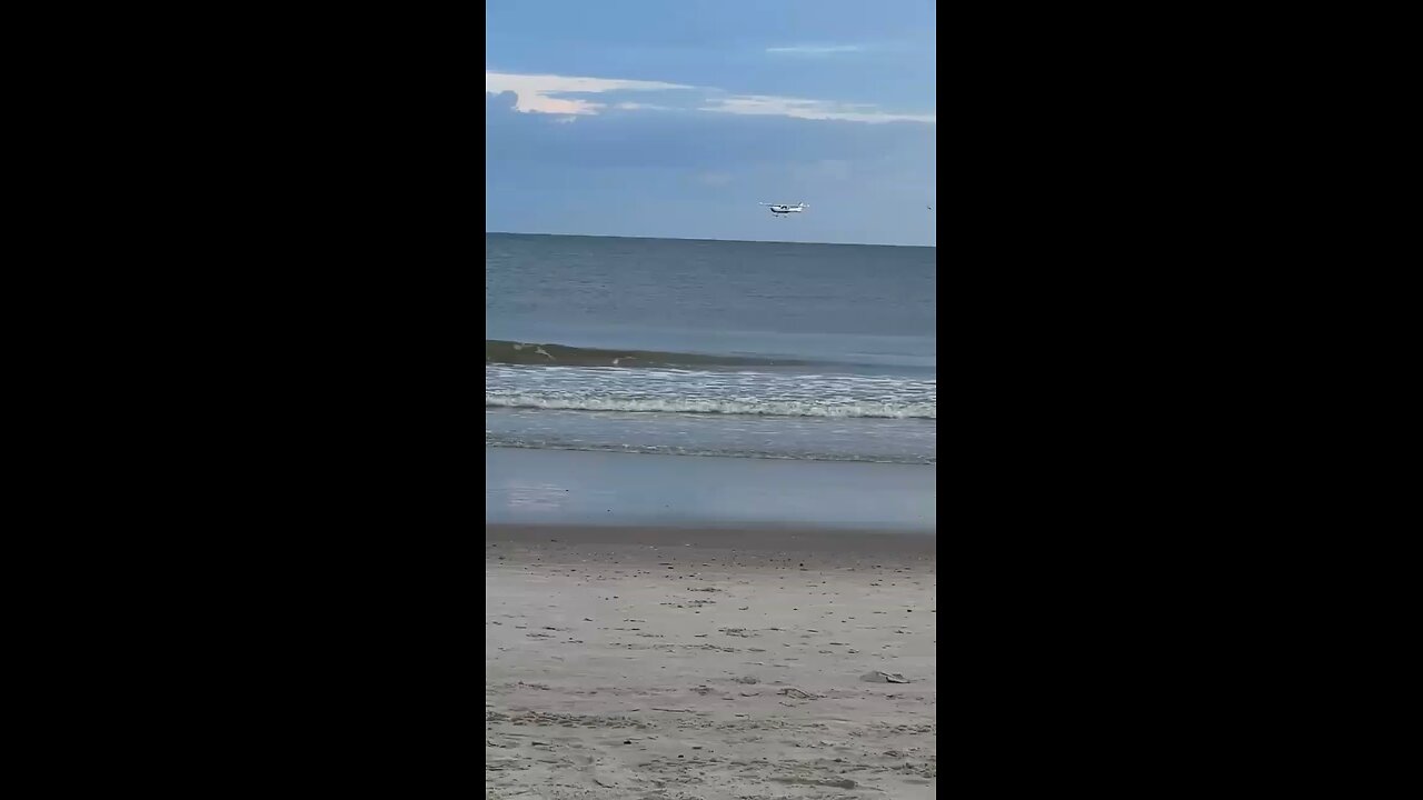 A small plane made an emergency landing in the ocean near an Oak Island