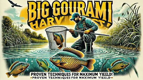 Successful Giant Gourami Harvest High Yield Aquaculture