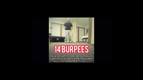 Doing 66,795 burpees day 14