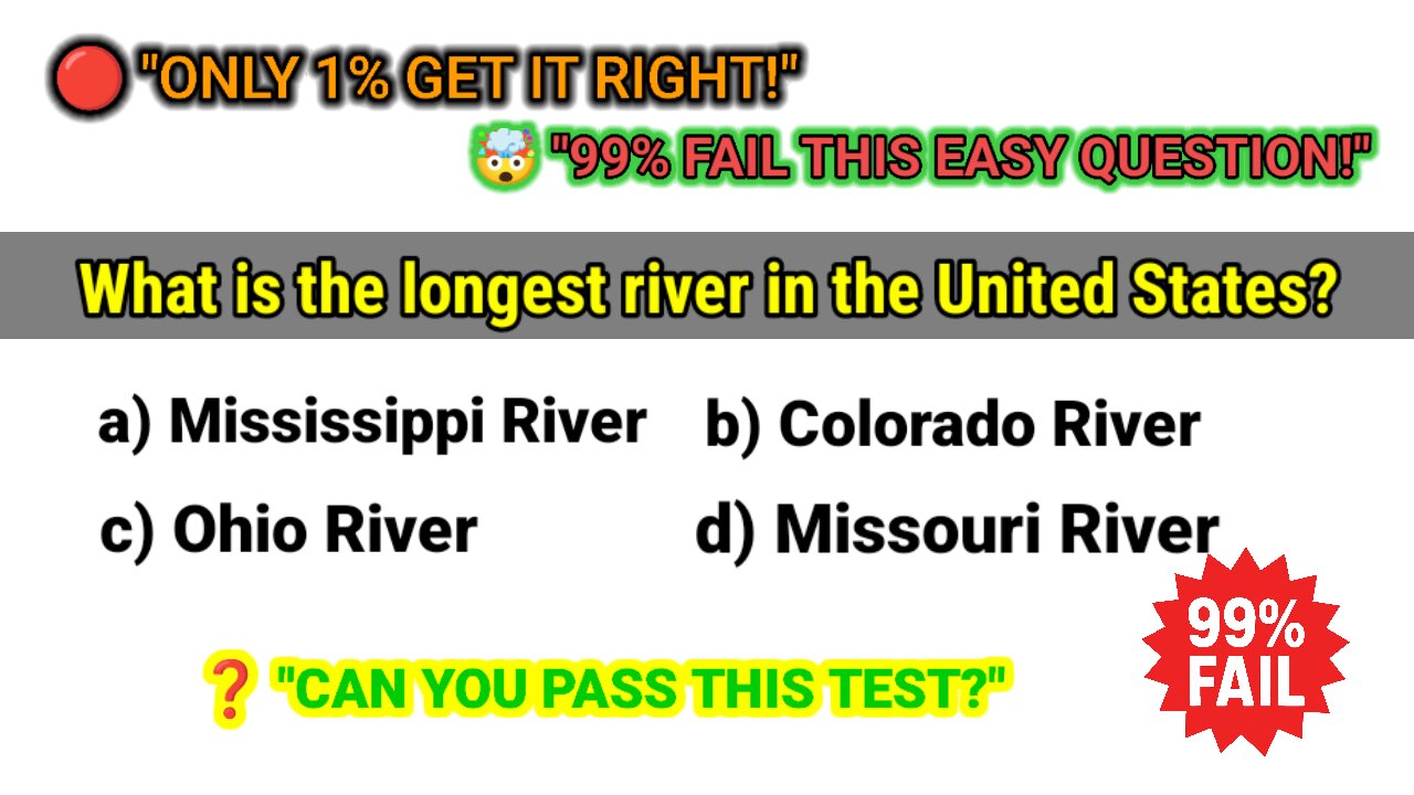 Only 1% Can Answer This! 🤯 Hardest Quiz Ever | Can You Pass?