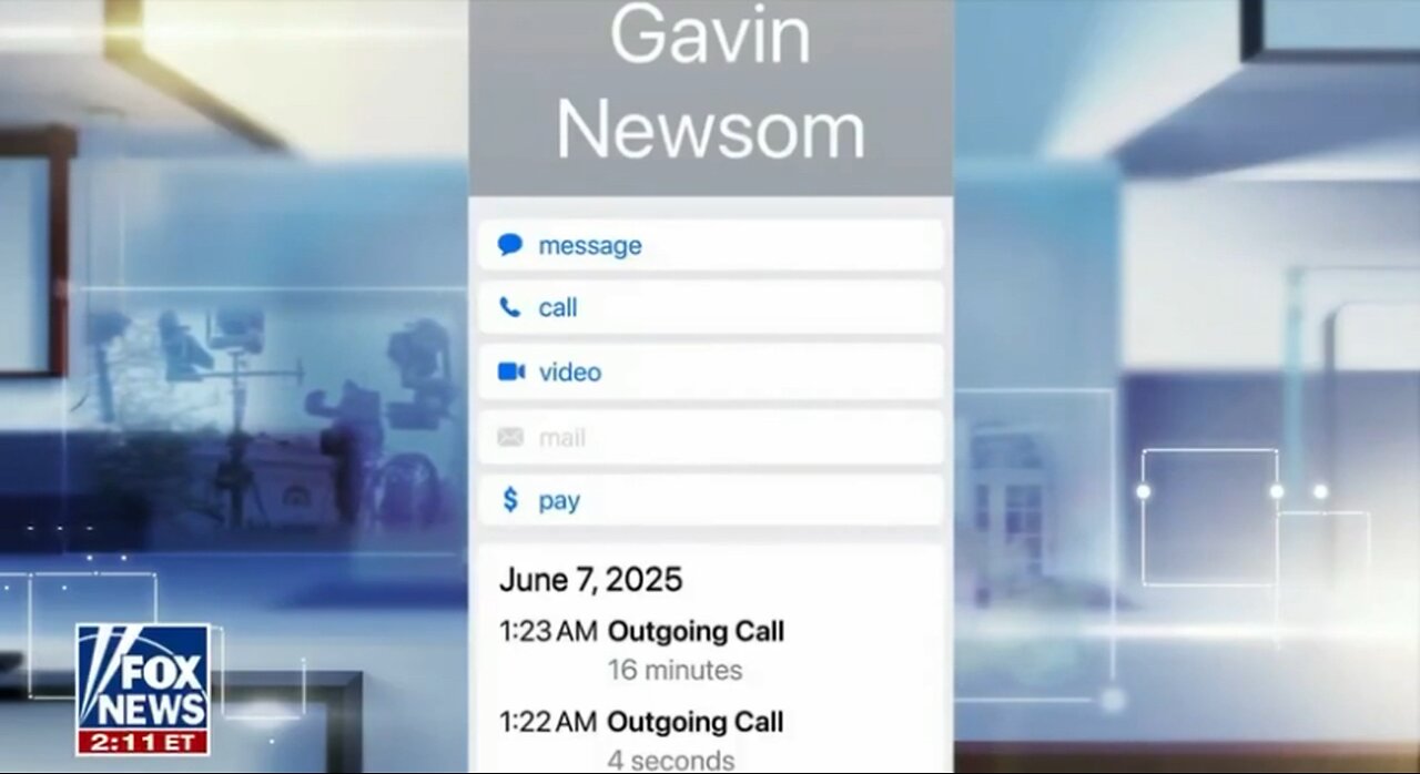 Gavin Newscum lies to Americans about not receiving a call from Trump on June 7th